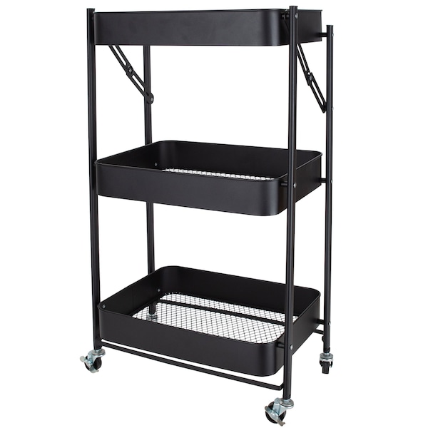 Organize It All Iron, 17.72 in L, 11.81 in W, 17.72 in H NH-14243-BLK - main